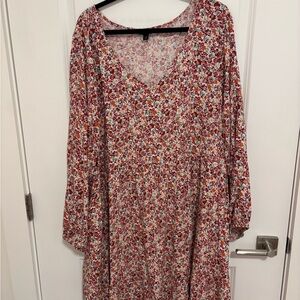 Floral V-Neck Dress